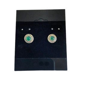 Sterling & Green Onyx Earrings